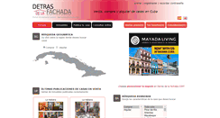 Desktop Screenshot of detrasdelafachada.com